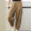 Quần jogger kaki nam‑nữ dáng thể thao, chất mềm basic, giảm giá 20% chỉ 122.200₫ 4