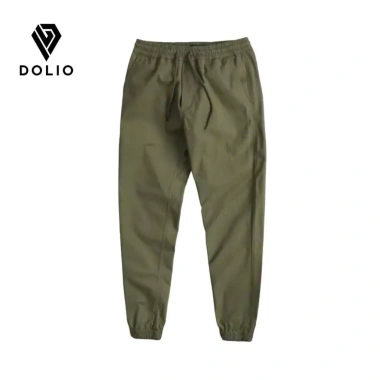 Quần Jogger Nam DOLIO Kaki Co Giãn Cotton Dày Mềm - Lưng Thun Dây Rút Bo Gấu, Giá chỉ 189.000 VND 4 Quần Jogger Nam DOLIO Kaki Co Giãn Cotton Dày Mềm - Lưng Thun Dây Rút Bo Gấu, Giá chỉ 189.000 VND 4