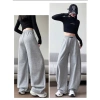 Quần Jogger Nỉ Ống Rộng Nữ Unisex, Mềm Không Bai Xù, Streetwear Hàn Quốc 7