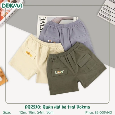 Quần Kaki Bé Trai và Bé Gái Dokma DQ2.182-2.210 9-13kg 9-36M Giá Chỉ 75.000