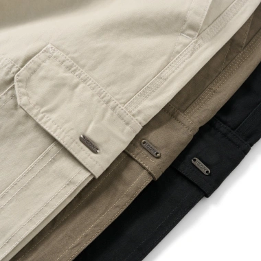 Quần Kaki Nam ICONDENIM Form Ống Suông Tag Kim Loại Cá Tính QKID42 giá 464k 6