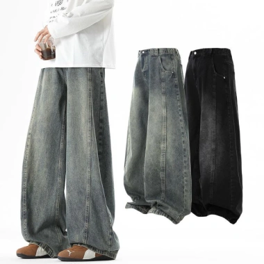 Quần Kaki Nam Jiamu Studio Ống Rộng Dáng Suông Casual Trơn Minimalist Hàn Quốc 570k 5