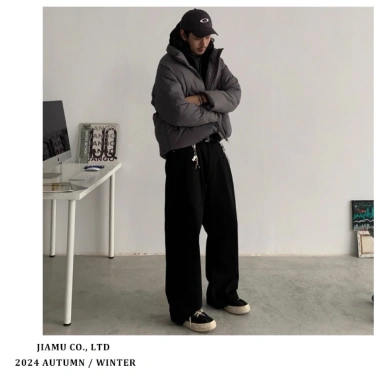 Quần Kaki Nam Ống Rộng Baggy Jiamu Studio - Streetwear Hàn Quốc, Giá ưu đãi 615k