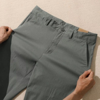 Quần kaki nam Slimfit Chinos Torano basic túi chéo form chuẩn, lịch lãm 5