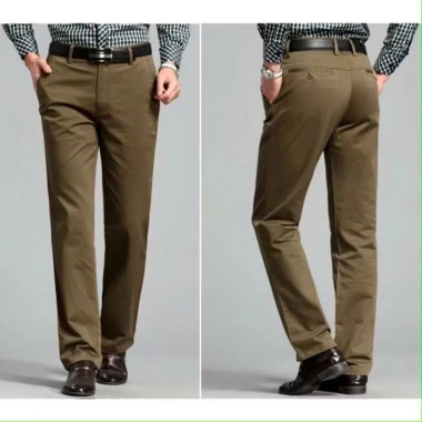 Quần kaki nam trung niên cao cấp công sở ống đứng suông tây nam - giá 145.000₫