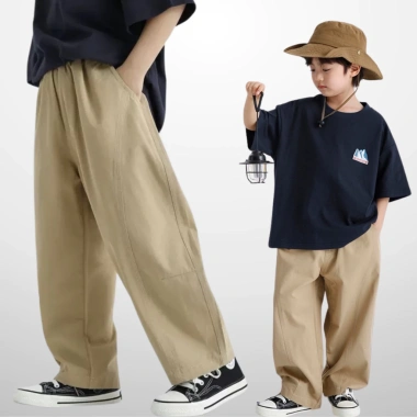 Quần Kaki túi hộp hip hop đường phố cho bé trai, bé gái - JJ Kids Fashion, chỉ 219.000₫ 3