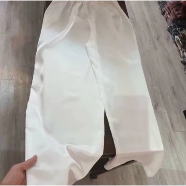 Quần Lẻ Bà Ba Vải Lụa Satin Lưng Thun - Độ Dài và Ống Quần Theo Size, Giá 65.800 VND 3