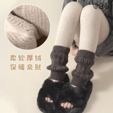 Quần legging bé gái mùa đông ấm áp, tất lông cừu dày, khâu giả hai mảnh phong cách Hàn Quốc Giá 292.539 VND 6