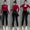 Quần Legging Cạp Cao 10cm Tôn Dáng Nâng V3 Chất Umi Hàn Co Dãn 4 Chiều 106.999 VND 3