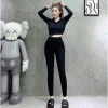 Quần Legging Cạp Cao 10cm Tôn Dáng Nâng V3 Chất Umi Hàn Co Dãn 4 Chiều 106.999 VND 5