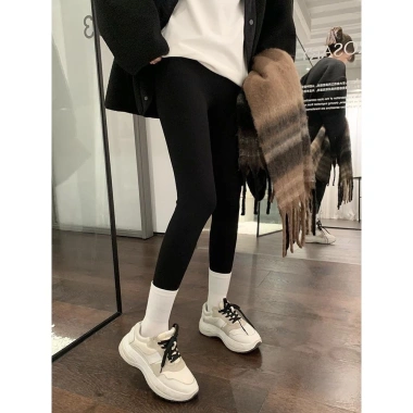 Quần Legging Cạp Cao Len Tăm Co Dãn Siêu Thoải Mái Giá Chỉ 89.000₫ 4