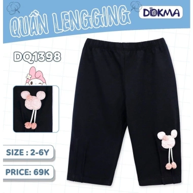 Quần Legging Cotton 11‑25kg Mềm Mại, Thời Trang Dokma DQ1.396‑DQ2.833 Giá ưu đãi 69.000đ 3