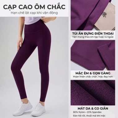 Quần Legging Dài Nữ Gym Nâng Mông, Dáng Ôm Thể Thao Co Giãn 4 Chiều - Q3 160.821 VND 2