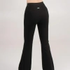 Quần Legging Gym Yoga Nữ UNIQ Cool Peel Cạp Cao Ống Loe Sọc Trắng Thoáng Mát, Đàn Hồi Dễ Dàng, Giá Ưu Đãi 236k 2