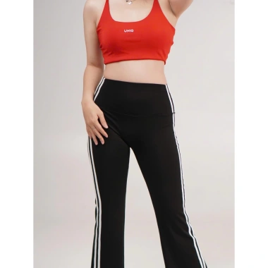 Quần Legging Gym Yoga Nữ UNIQ Cool Peel Cạp Cao Ống Loe Sọc Trắng Thoáng Mát, Đàn Hồi Dễ Dàng, Giá Ưu Đãi 236k 3