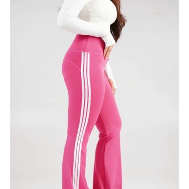 Quần Legging Gym Yoga Nữ UNIQ Cool Peel Cạp Cao Ống Loe Sọc Trắng Thoáng Mát, Đàn Hồi Dễ Dàng, Giá Ưu Đãi 236k 6