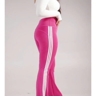 Quần Legging Gym Yoga Nữ UNIQ Cool Peel Cạp Cao Ống Loe Sọc Trắng Thoáng Mát, Đàn Hồi Dễ Dàng, Giá Ưu Đãi 236k 7