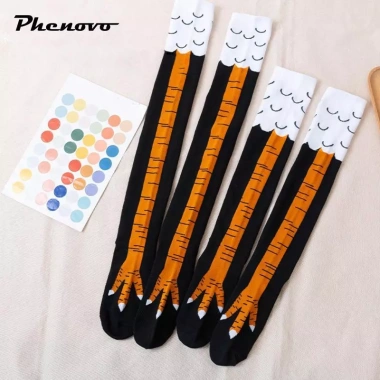 Quần legging họa tiết chân gà, đầu gối cao, phù hợp cosplay Halloween, 59.400₫ 3