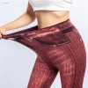 Quần Legging Jean Giả Da Cao Cấp, Siêu Co Giãn, Nâng Mông - Chỉ 233.561đ (Giảm 22%) 5