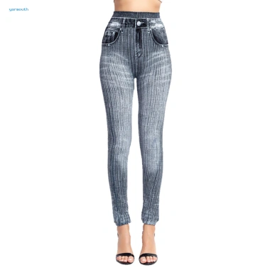 Quần Legging Jean Giả Da Cao Cấp, Siêu Co Giãn, Nâng Mông - Chỉ 233.561đ (Giảm 22%) 8