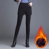 Quần Legging Ngắn Eo Cao Co Giãn Giả Váy Lót Lông Cừu Dày Hai Lớp Nữ Sale 23% 2