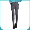 Quần Legging Ngắn Eo Cao Co Giãn Giả Váy Lót Lông Cừu Dày Hai Lớp Nữ Sale 23% 10