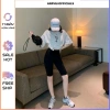 Quần Legging Ngố Đùi Nâng Mông Co Giãn Dày Mịn Freesize