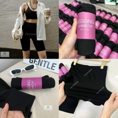 Quần Legging Ngố Đùi Nâng Mông Co Giãn Dày Mịn Freesize 3 Quần Legging Ngố Đùi Nâng Mông Co Giãn Dày Mịn Freesize 3
