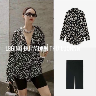 Quần Legging Ngố Đùi Nâng Mông Co Giãn Dày Mịn Freesize 4 Quần Legging Ngố Đùi Nâng Mông Co Giãn Dày Mịn Freesize 4