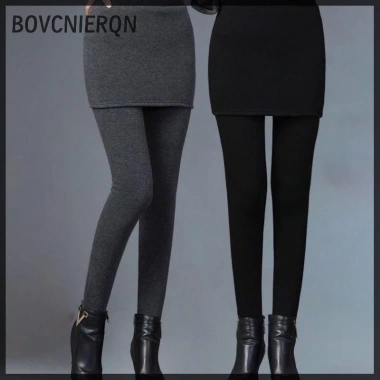 Quần Legging Nữ Họa Tiết Giả Yếm Co Dãn Ấm Áp - Giảm Giá Đến 180.252₫