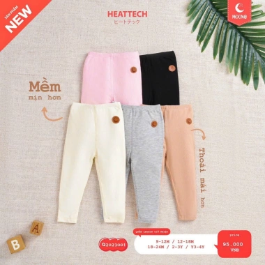 Quần Legging Tăm Co Dãn Moon cho Bé 9-15kg - Siêu mềm, Giá chỉ 95.000₫ Quần Legging Tăm Co Dãn Moon cho Bé 9-15kg - Siêu mềm, Giá chỉ 95.000₫