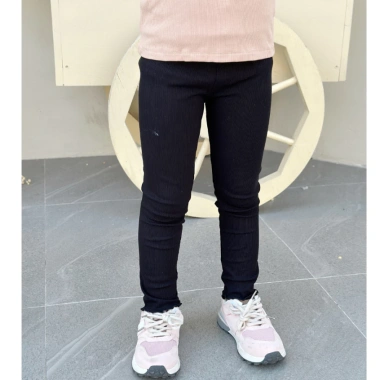 Quần legging thu đông bé gái vải len tăm gỗ sồi mềm mại, giữ ấm, size 9‑50kg 7