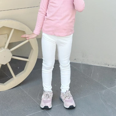 Quần legging thu đông bé gái vải len tăm gỗ sồi mềm mại, giữ ấm, size 9‑50kg 9