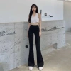 Quần loe cotton nữ lưng cao, co dãn, túi tiện, chân tôn dáng - Giá 71.099₫ 5