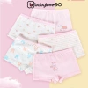 Quần lót bé gái BabyloveGO 5 chip đùi cotton mềm mịn, thông mát NT601 - 49.000đ