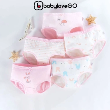 Quần lót bé gái BabyloveGO NT602 chất cotton mềm, thấm mồ hôi, giảm giá 45.000₫