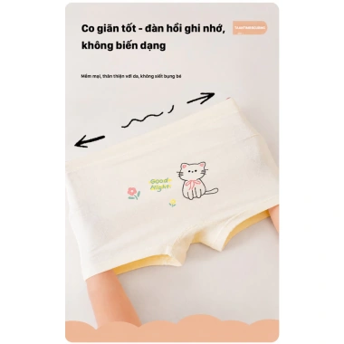 Quần lót bé gái BabyloveGO NT743 cotton mềm, chip trẻ em, giảm giá 59.000₫ 5