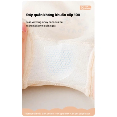 Quần lót bé gái BabyloveGO NT743 cotton mềm, chip trẻ em, giảm giá 59.000₫ 6