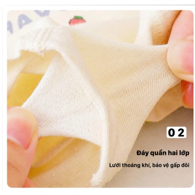 Quần lót bé gái BabyloveGO NT743 cotton mềm, chip trẻ em, giảm giá 59.000₫ 8
