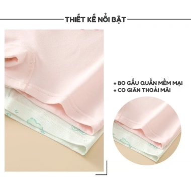Quần lót bé gái BabyloveGO set chip đùi cotton mềm thoáng mát NT740 - 59.000₫ 6