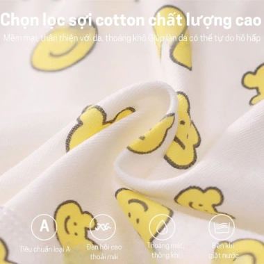 Quần Lót Bé Gái Cotton Co Giãn Dáng Đùi Họa Tiết Dễ Thương, Thoáng Khí, Giá 133k 3