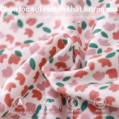 Quần Lót Bé Gái Dáng Đùi Cotton Co Giãn Họa Tiết Dễ Thương Mềm Thoáng Khí 133k 6