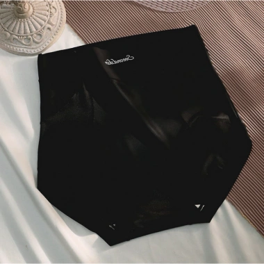 Quần Lót Cạp Cao Gen Bụng Su Lụa Satin Không Lộ Viền, Hỗ Trợ Vòng Eo Mảnh A154