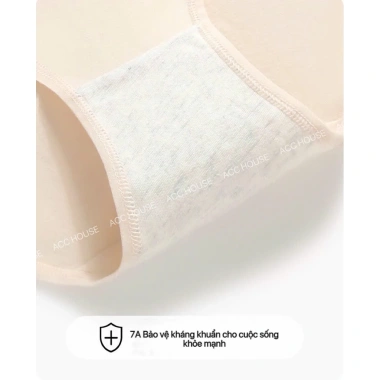 Quần lót cotton không đường may kháng khuẩn 7A thoáng khí, mềm mại - 15.500₫
