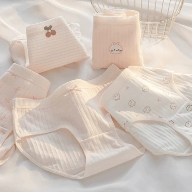 Quần Lót Cotton Mềm Mại Kháng Khuẩn Co Giãn Thoáng Khí Dễ Thương AMYBRA L566 Giá 36.000 VND 4