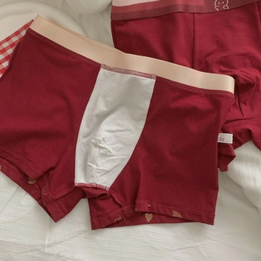 Quần Lót Đỏ Đồ Đôi Nam Nữ - Boxer & Sịp Đôi, Giá 47.400 VND, Chọn Mẫu KH 8