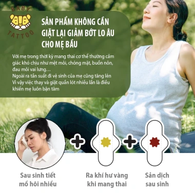 Quần Lót Giấy BABY TATTOO 1 Lần Dùng Cho Phụ Nữ và Mẹ Bầu - Thoáng Khí, Siêu Mỏng