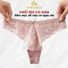 Quần Lót Lọt Khe Cạp Vừa Không Lộ Viền Chip Nữ Ren Mềm Đáy Khàng AMYBRA L6.551 8