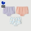 Quần Lót Minibala Bé Gái Cotton Nguyên Chất Đáy Phẳng An Toàn Không Mông và Quần Đùi Siêu Mềm 3