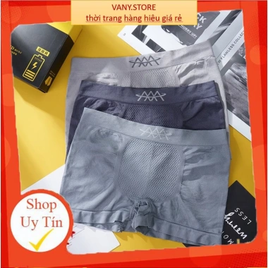 Quần Lót Nam 4 Chiều Sịp Đùi Cotton Cao Cấp Thoáng Mát FREESHIP - 35.000 VND
